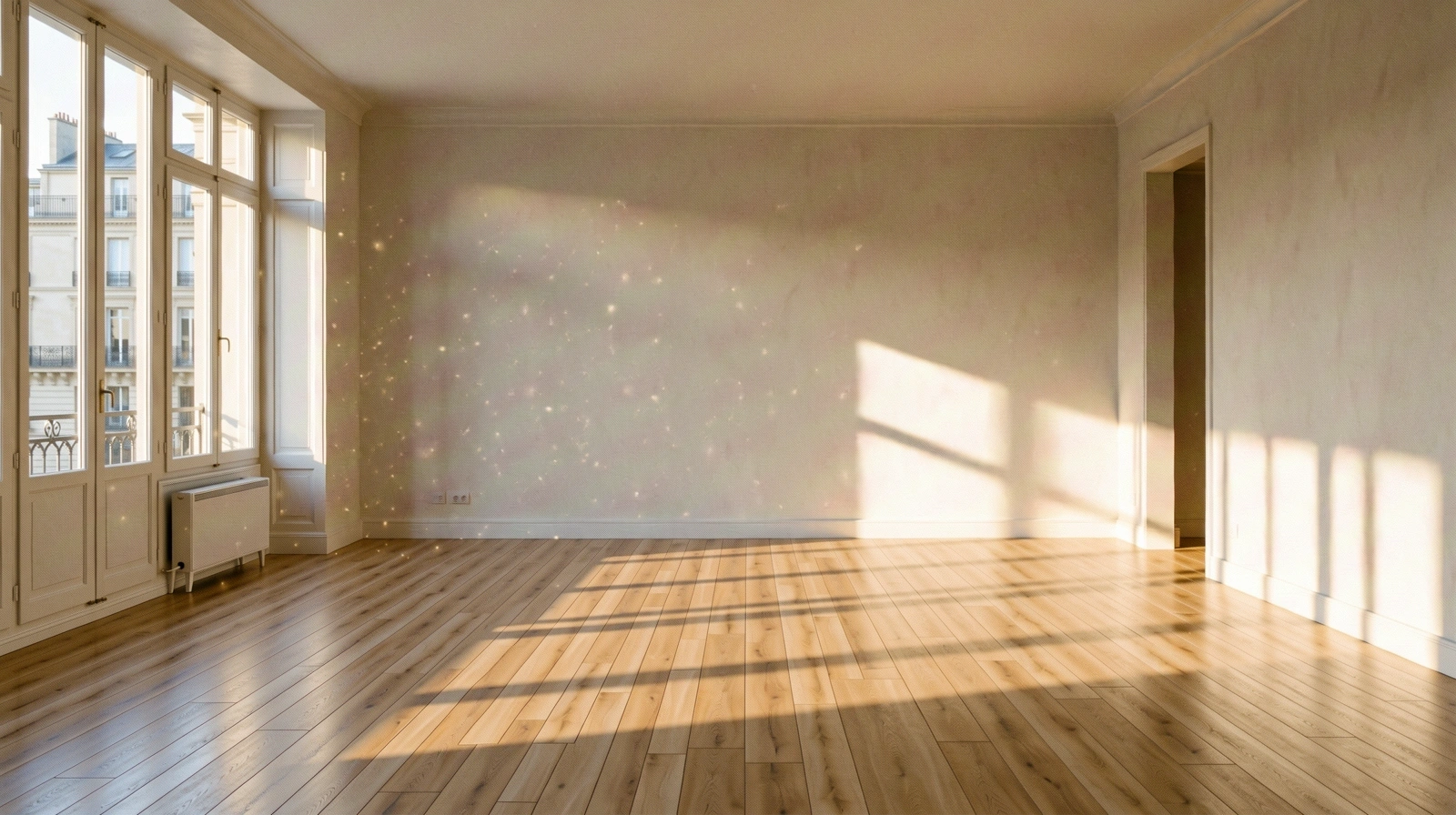 Lumière du matin dans un intérieur serein